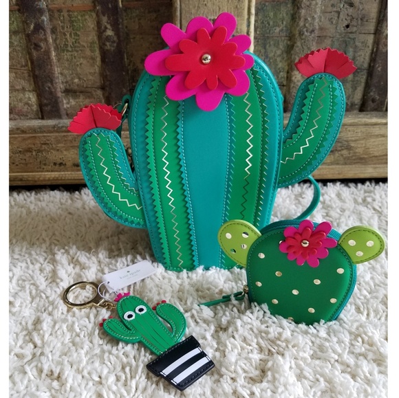 kate spade Handbags - Kate Spade Bundle Cactus Collection